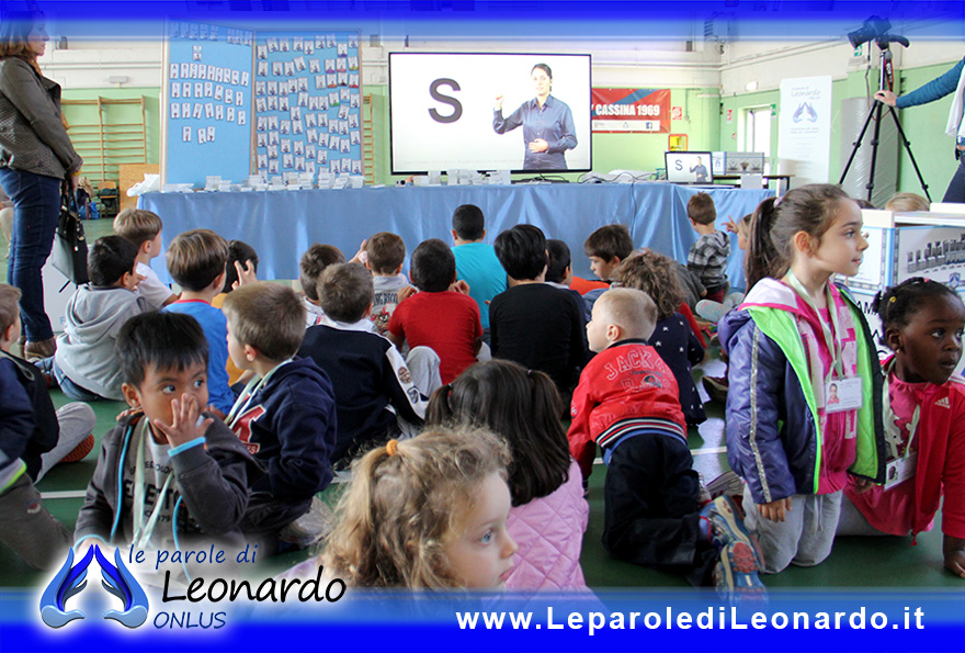 Gruppo “Le Parole di Leonardo ONLUS” a Handimatica 2014